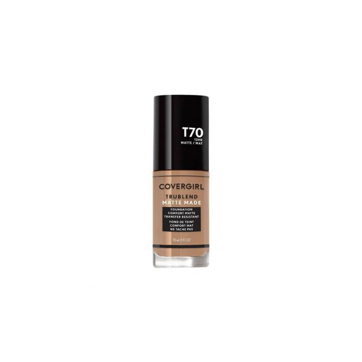 Covergirl Trublend Matte Made Foundation T70 Caramel - 1.01 Fl Oz, Adult Unisex