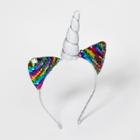 Girls' Sequin & Glitter Unicorn Headband - Cat & Jack,