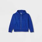 Men's Big & Tall Adaptive Ultra Soft Fleece Hoodie - Goodfellow & Co Dark Blue