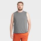 Men's Sleeveless Performance T-shirt - All In Motion Gray Heather S, Men's, Size: Small, Gray Grey