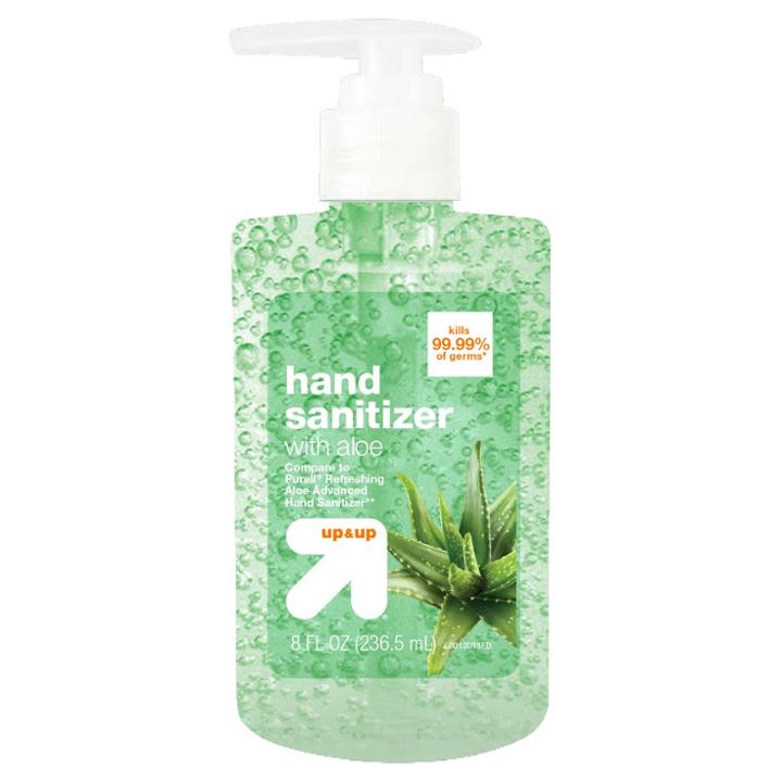 Up & Up Aloe Hand Sanitizer Gel - 8 Fl Oz - Up&up (compare To Purell Refreshing Aloe Advanced Hand