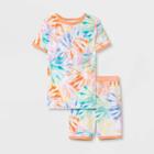 Toddler 2pc Tie-dye Pajama Set - Cat & Jack Pink