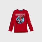 Boys' Marvel Spider-man T-shirt - Red Xs - Disney