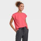 Women's Short Sleeve T-shirt - A New Day Pink