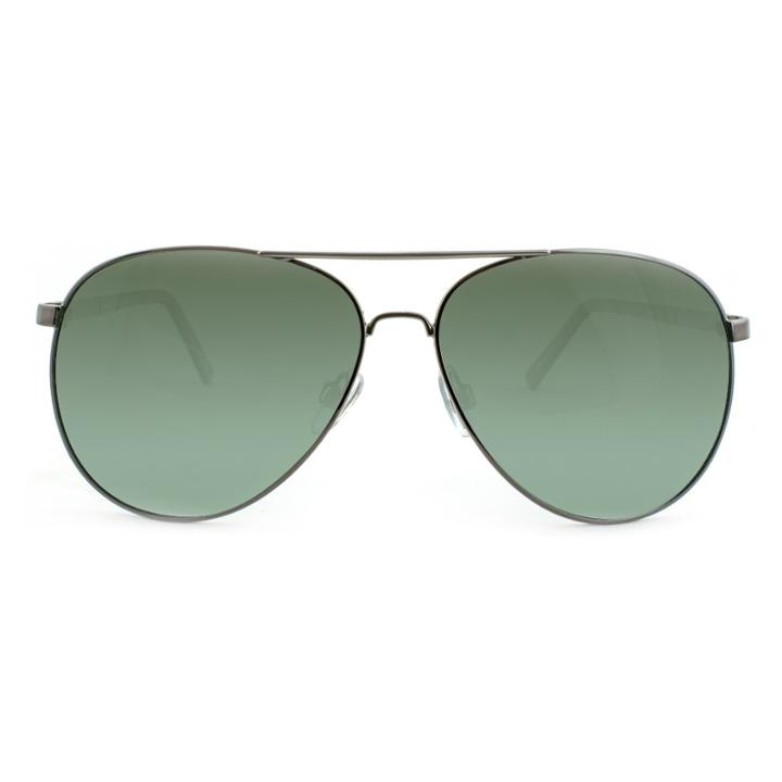 Target Men's Polarized Aviator Sunglasses - Goodfellow & Co Gunmetal (grey)