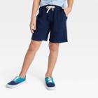 Boys' Waffle Knit 'above The Knee' Pull-on Shorts - Cat & Jack Navy Blue