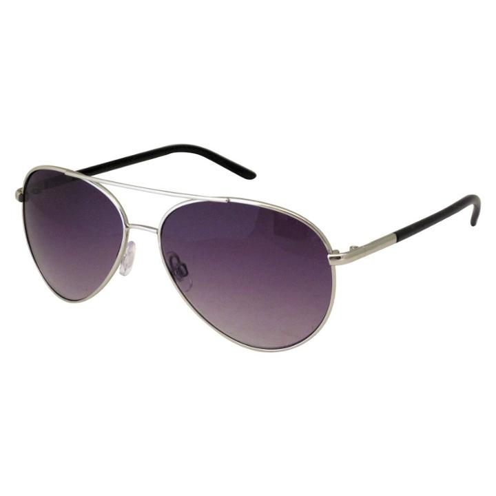 Target Women's Metal Aviator Sunglasses - Grey, Gray