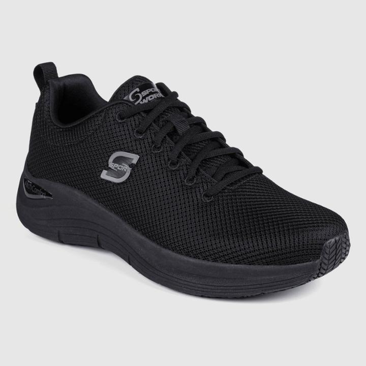 Men's S Sport By Skechers Bismarck Apparel Sneakers - Black