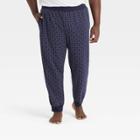 Men's Big & Tall Knit Jogger Pajama Pants - Goodfellow & Co Blue