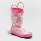 Toddler Girls' Odette Tie-dye Rain Boots - Cat & Jack