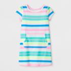 Toddler Girls' Adaptive Knit Stripe Dress - Cat & Jack Rainbow 2t, Girl's,
