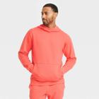Men's Premium Washed Fleece Sweatshirt - All In Motion Coral