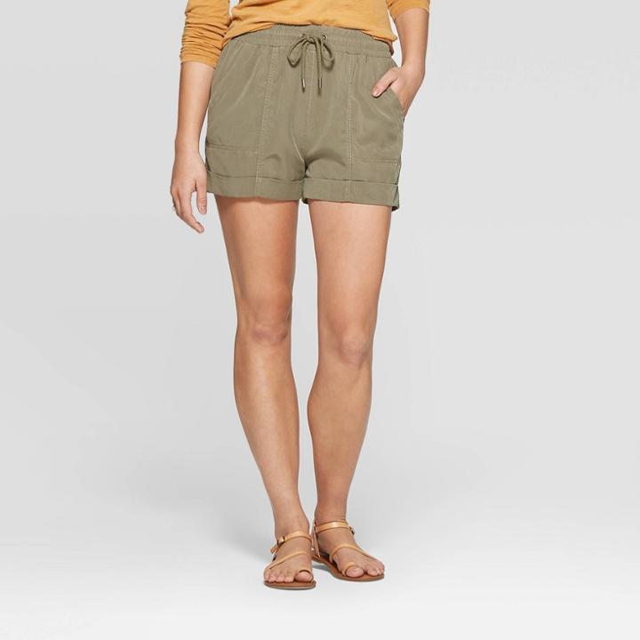 Sure Fit Women's Utility Shorts - Universal Thread Olive (green)