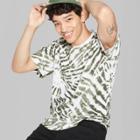 Target Men's Tie Dye Casual Fit Short Sleeve T-shirt - Original Use Paris Green