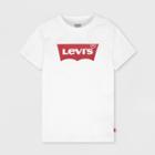 Levi's Boys' Batwing Logo Short Sleeve T-shirt - White