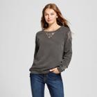 Women's Lace Sweatshirt - Knox Rose Gray