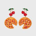 Sugarfix By Baublebar Cherry Pie Drop Earrings - Red