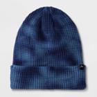 Boys' Tie-dye Waffle Knit Hat - Art Class Blue