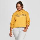 Women's Plus Size Sunday Mood Hoodie - Freeze Yellow