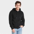 Men's Standard Fit Hooded Sweatshirt - Goodfellow & Co Black