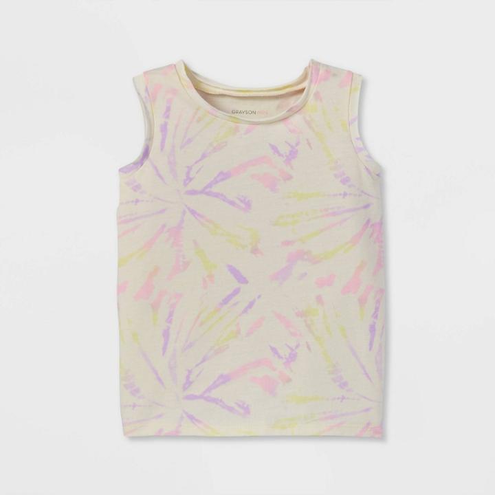 Grayson Mini Toddler Girls' Muscle Tie-dye Tank Top