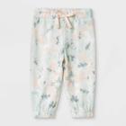 Grayson Mini Baby Girls' Tie-dye Pull-on Pants - White Newborn