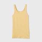 Women's Slim Fit Any Day Tank Top - A New Day Yellow