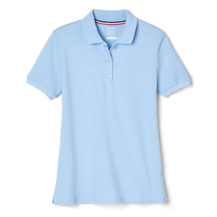French Toast Girls' Uniform Short Sleeve Pique Polo Shirt -