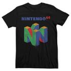 Nintendo 64 Men's Logo T-shirt Black