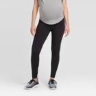 Maternity Crossover Panel Active Leggings - Isabel Maternity By Ingrid & Isabel Black S, Women's,