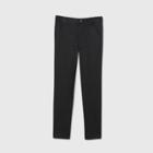 Boys' Flat Front Stretch Uniform Skinny Fit Pants - Cat & Jack Black