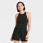 Women's Crop Tank Top - All In Motion Black