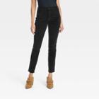 Women's High-rise Corduroy Skinny Jeans - Universal Thread Black
