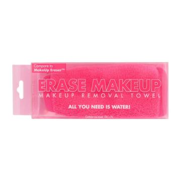 Erase Makeup Facial Cleansing Cloth - Pink, Adult Unisex