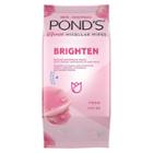 Pond's Vitamin Micellar Brighten Facial Wipes - Vit B3 - Rose - 25ct, Women's