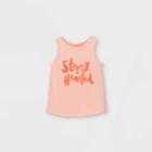 Toddler Girls' 'strong Hearted' Activewear Tank Top - Cat & Jack Pink