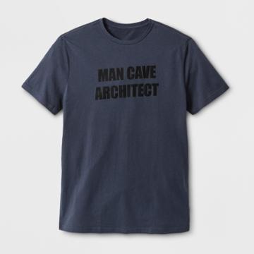 Shinsung Tongsang Men's Short Sleeve Man Cave Architect Graphic T-shirt - Gray