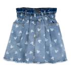Girls' Disney Minnie Mouse Denim Skirt - Blue 4 - Disney