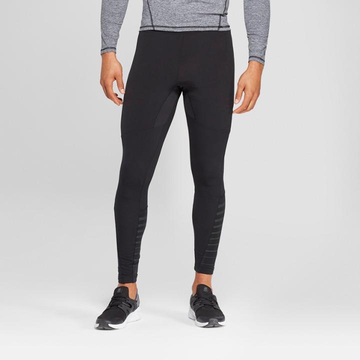 Men's Running Tight Leggings - C9 Champion Black