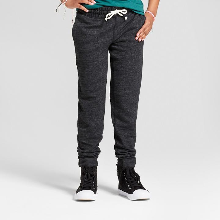 Girls' Fleece Jogger - Cat & Jack Black