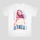 Bravado Men's Britney Spears Short Sleeve Graphic T-shirt - White