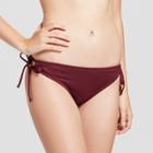 Mossimo Women's Modern Keyhole String Bikini Bottom - Raisin -