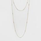 Target Choker And Long Layered With Crystal Stone Necklace - A New Day Gold