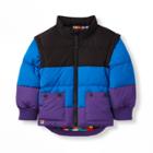 Toddler Adaptive Color Block Puffer Jacket - Lego Collection X Target Black/blue/purple