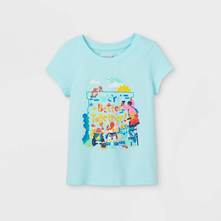 Toddler Girls' 'better Together' Short Sleeve T-shirt - Cat & Jack