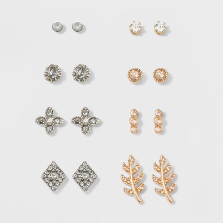 Multi Stud Earrings - A New Day Gold/silver