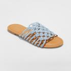 Women's Daphne Rope Slide Sandals - Universal Thread Blue