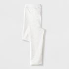 Girls' Sparkle Leggings - Cat & Jack Cream
