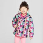 Toddler Girls' Multi Triangle 3-in-1 Jacket - Cat & Jack Purple
