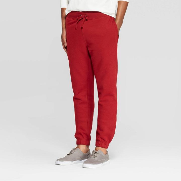 Men's Jogger Sweat Pants - Goodfellow & Co Red Xl, Men's, Red